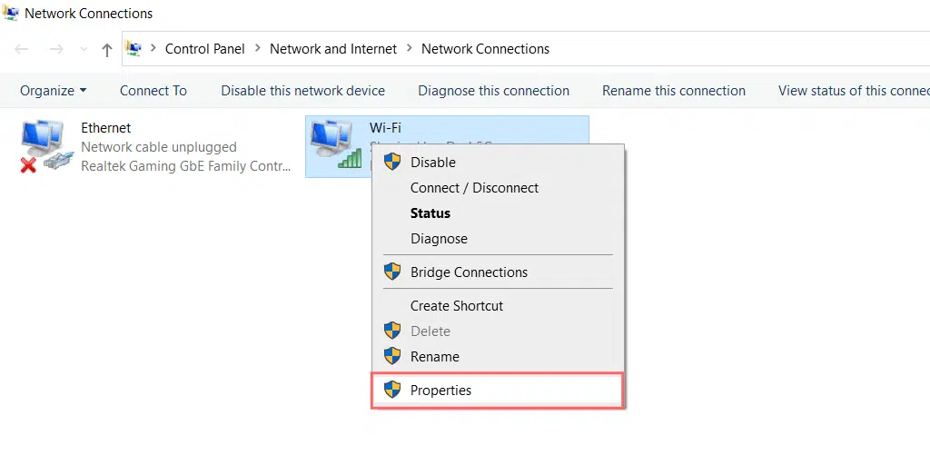 err_name_not_resolved エラーを修正するにはどうすればよいですか? (10の方法) 7 Network Connections