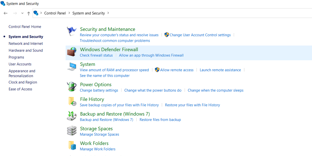 Bagaimana Cara Memperbaiki Kesalahan ERR_INTERNET_DISCONNECTED? (9 Metode) 8 Windows Defender Firewall