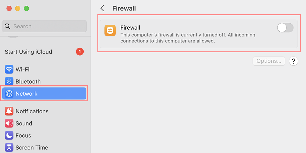 Как исправить ошибку DNS_PROBE_FINISHED_BAD_CONFIG? (10 методов) 19 Disabling Firewalls in MacOS