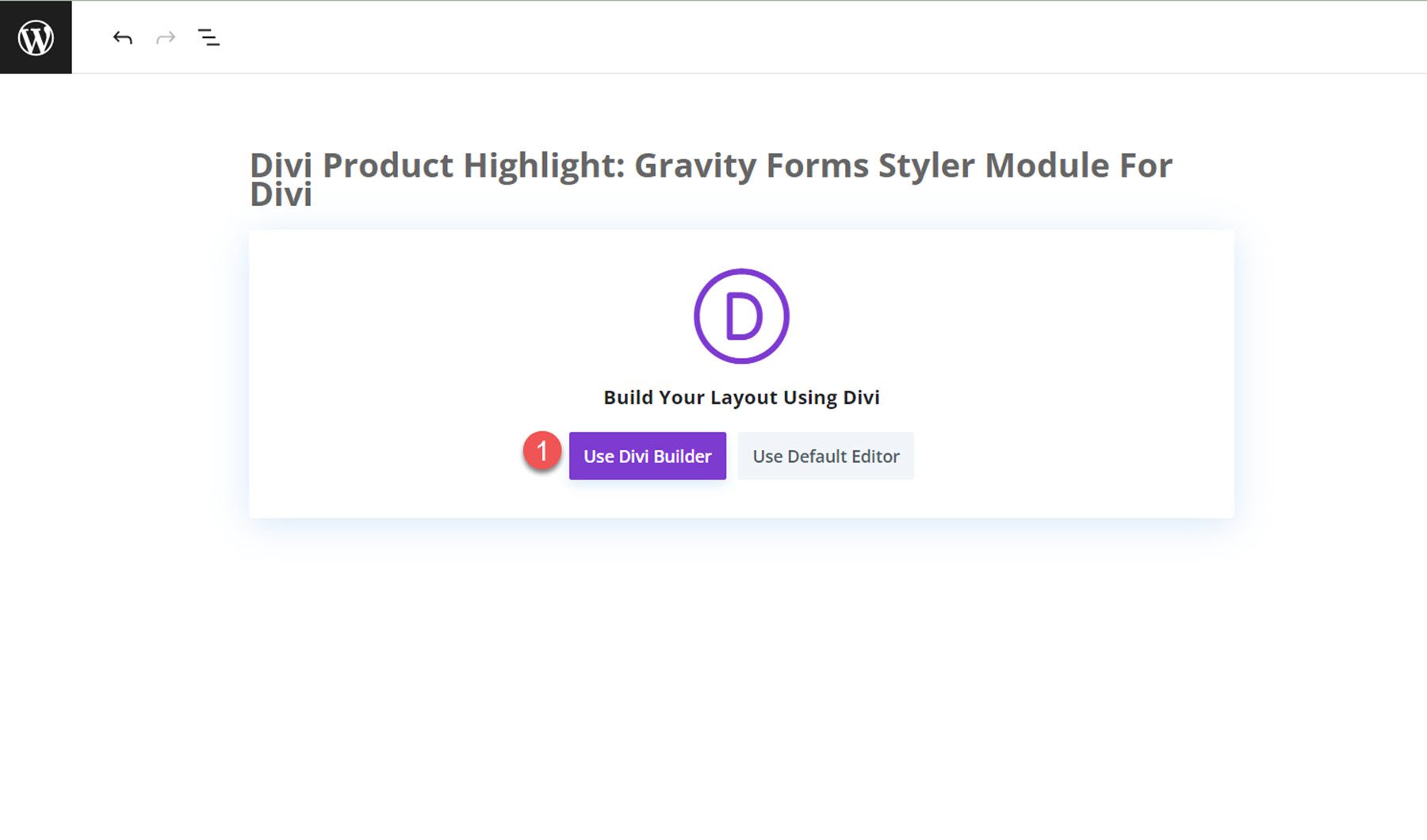 使用 Divi 添加新页面