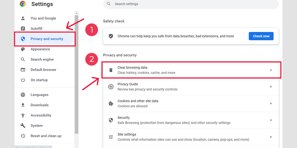 Cele mai bune 11 moduri de a remedia „ERR_CONNECTION_CLOSED” în Chrome 7 Chrome Privacy and Security
