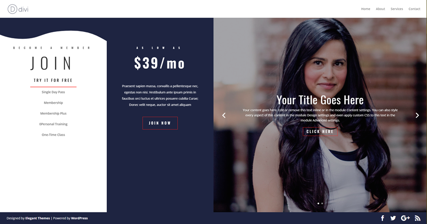 Seitenlayouts im Vollbildmodus