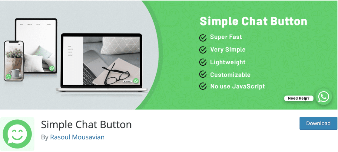 Simple Chat Button