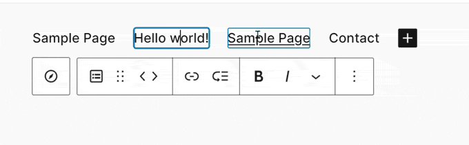 一致的工具栏 Consistent toolbar