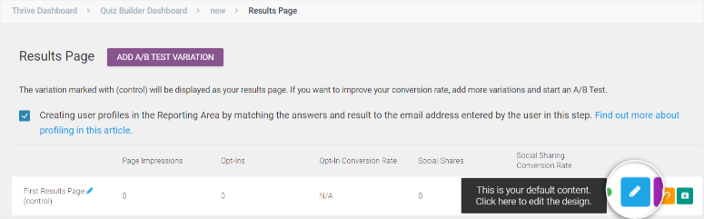 تزدهر نتيجة قلم رصاص - IsItWP - كاشف موضوعات WordPress المجاني thrive result pencil page