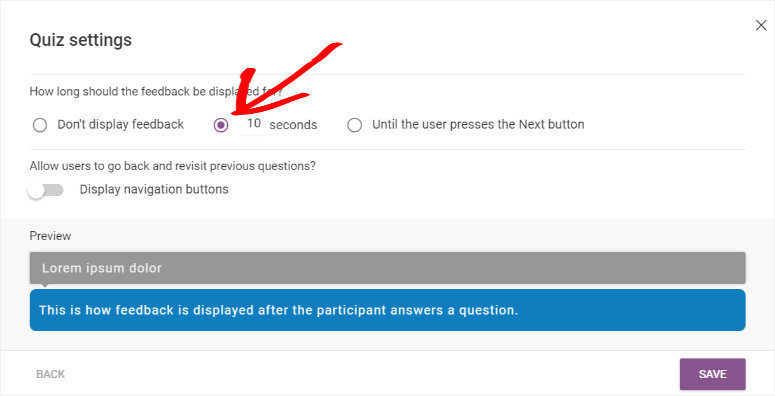 ازدهار-quiz-builder-how-long-feedback-displayed - IsItWP - كاشف موضوعات WordPress المجاني thrive quiz builder how long feedback displayed