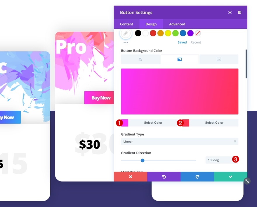 eine Preistabelle gestalten