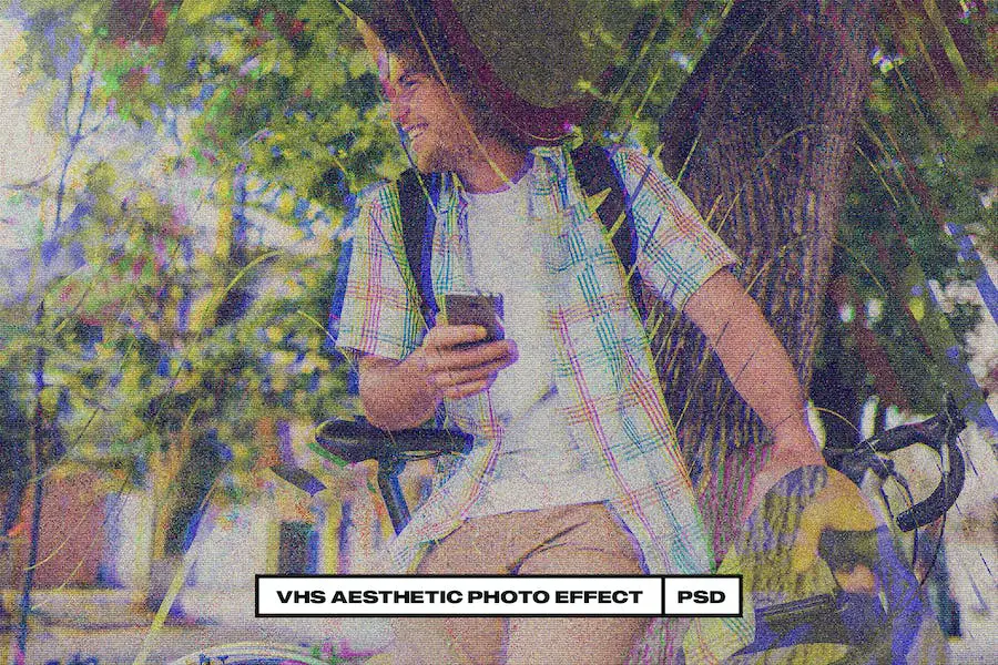 VHS 美学照片效果 -