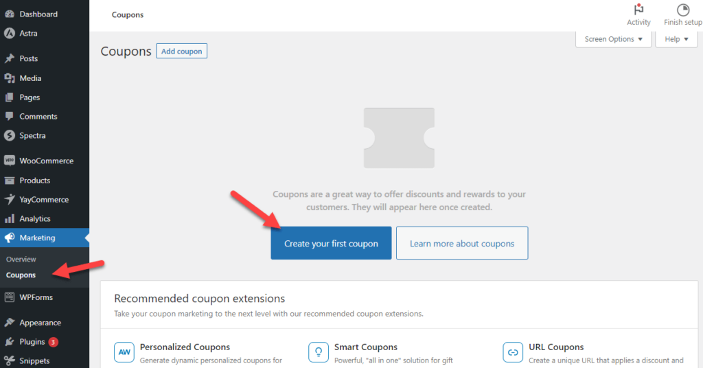create-wooCommerce-쿠폰-yay가격