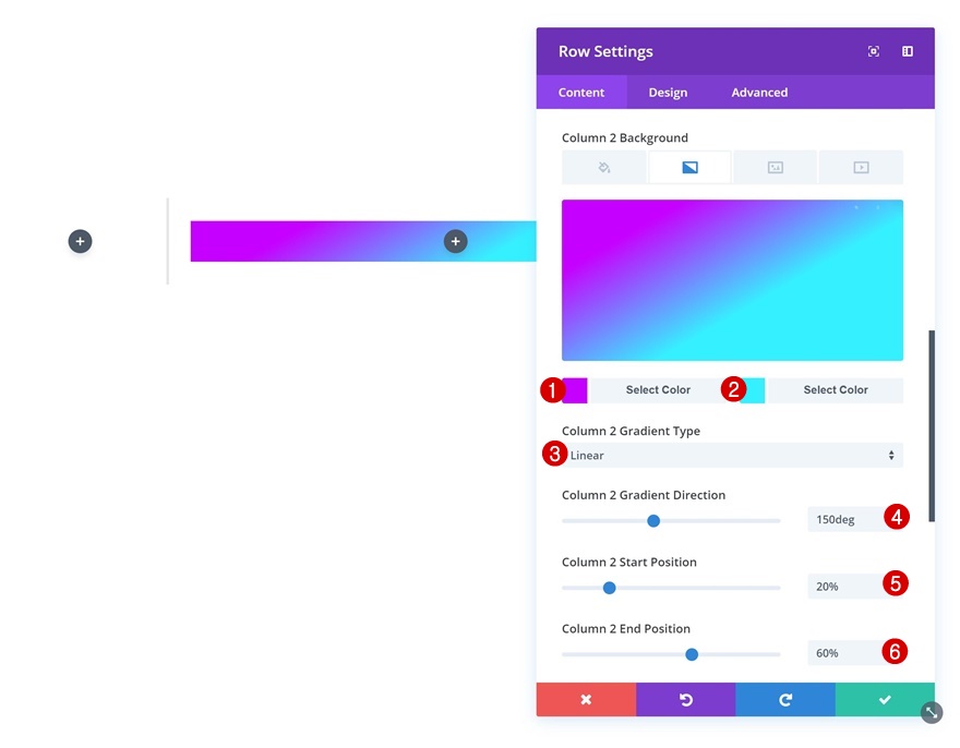 цвет градиента текста