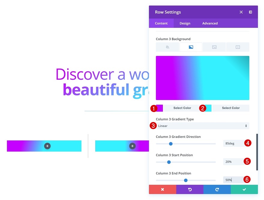 цвет градиента текста