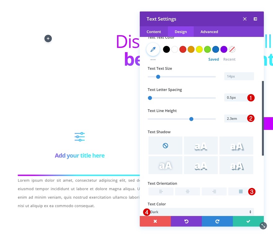 цвет градиента текста