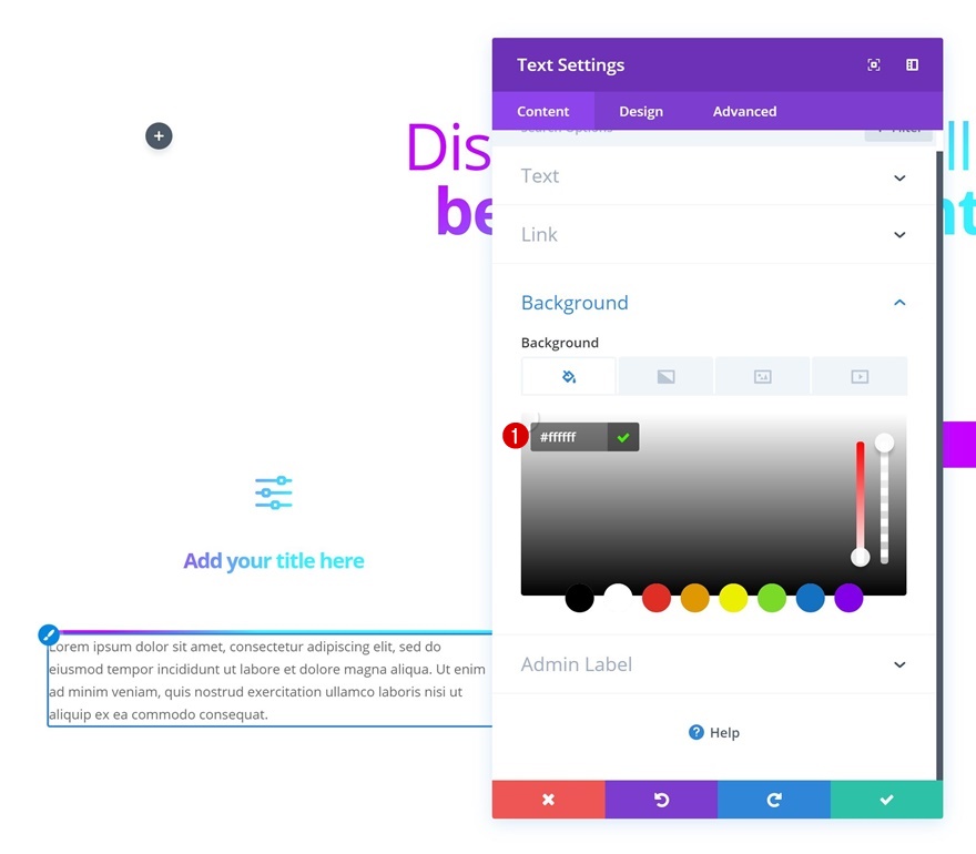 цвет градиента текста