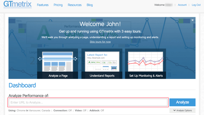 Tes GTmetrix Tanpa Plugin GTmetrix Test Without a Plugin