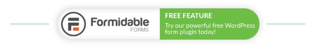 Plug-in WordPress gratuito para formulários formidáveis