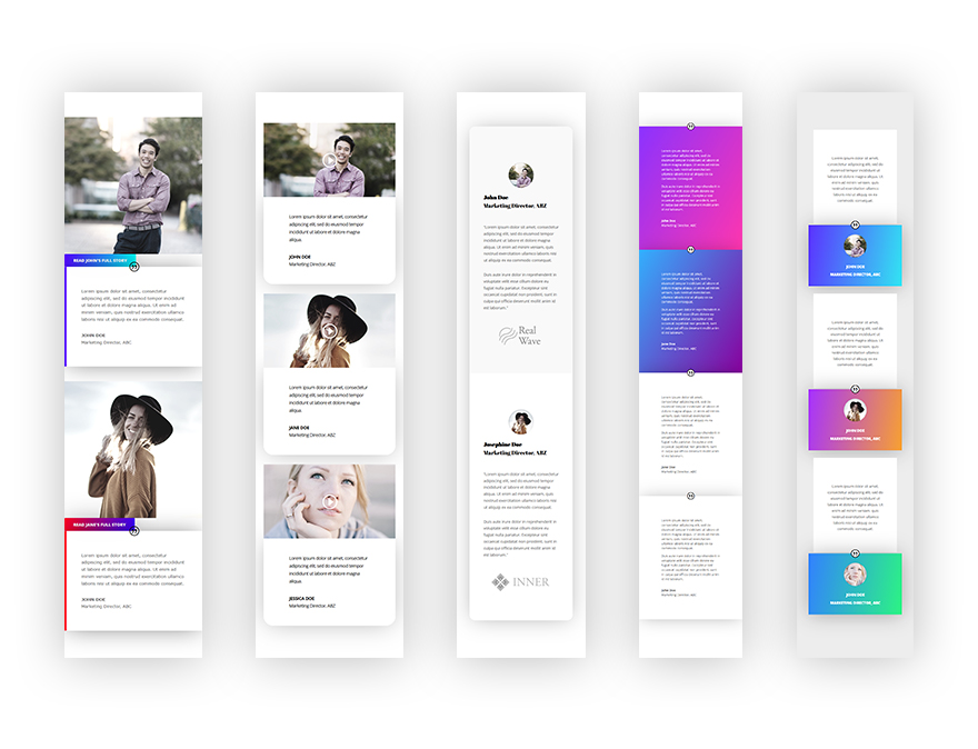 módulo testimonial divi