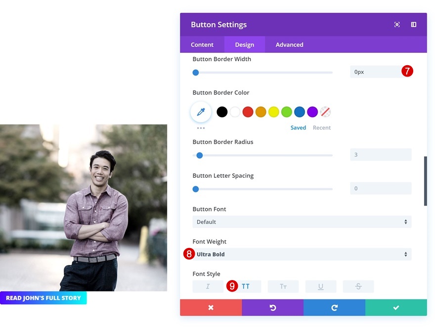 módulo testimonial divi