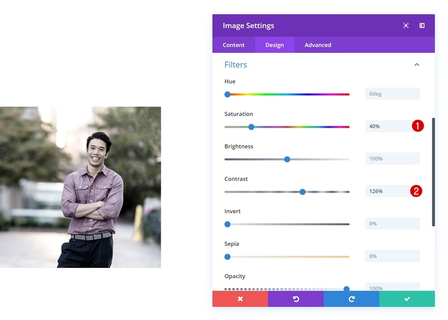 módulo testimonial divi