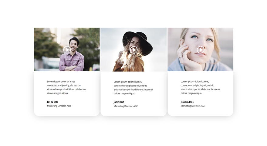 módulo testimonial divi