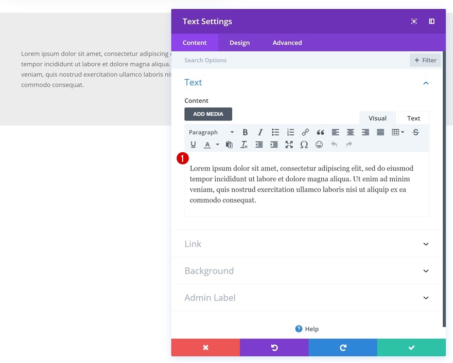módulo testimonial divi
