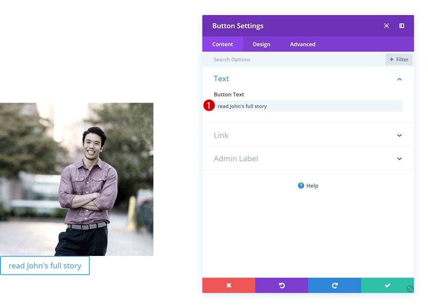 módulo testimonial divi