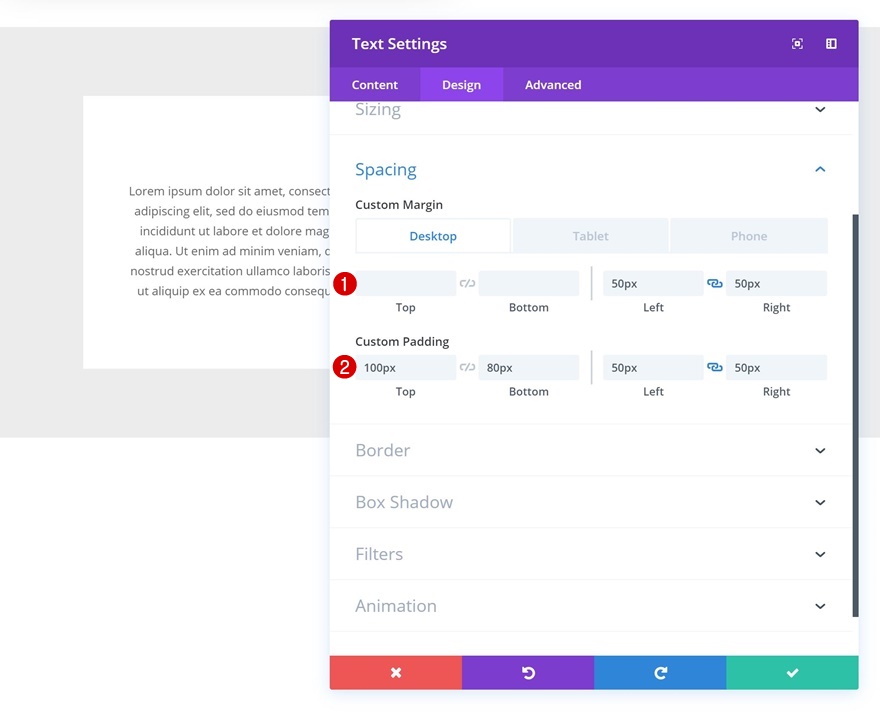 módulo testimonial divi