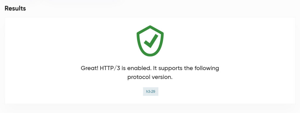 http3 테스트 결과