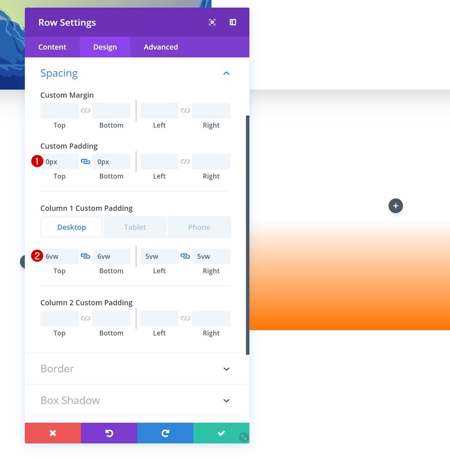 fundo gradiente ao pairar