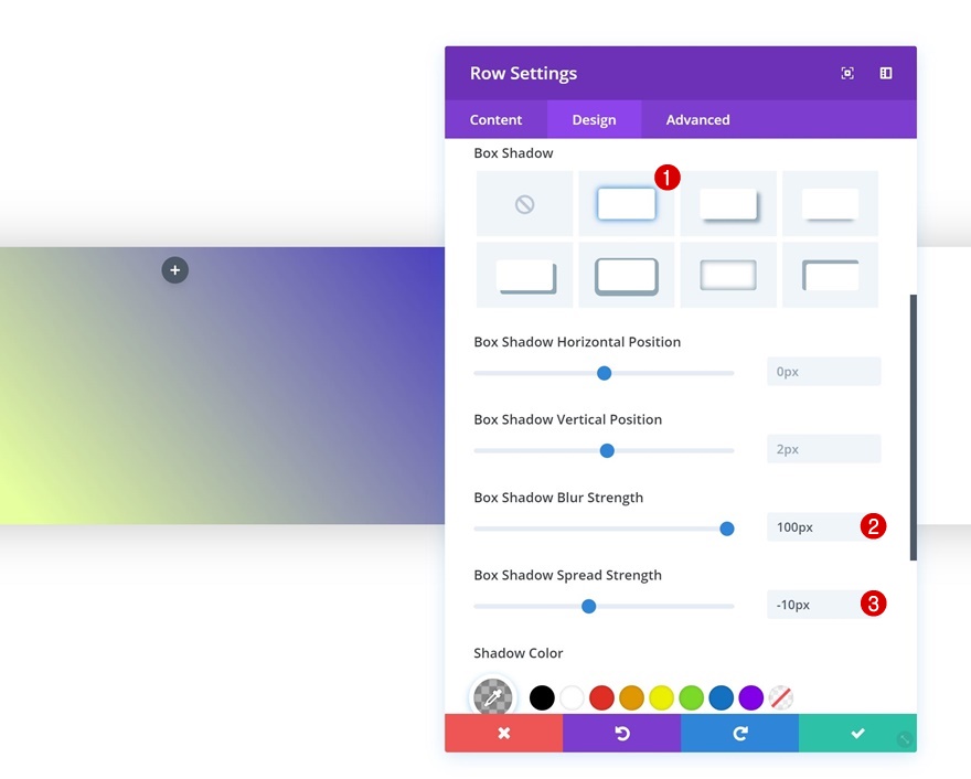 fundo gradiente ao pairar