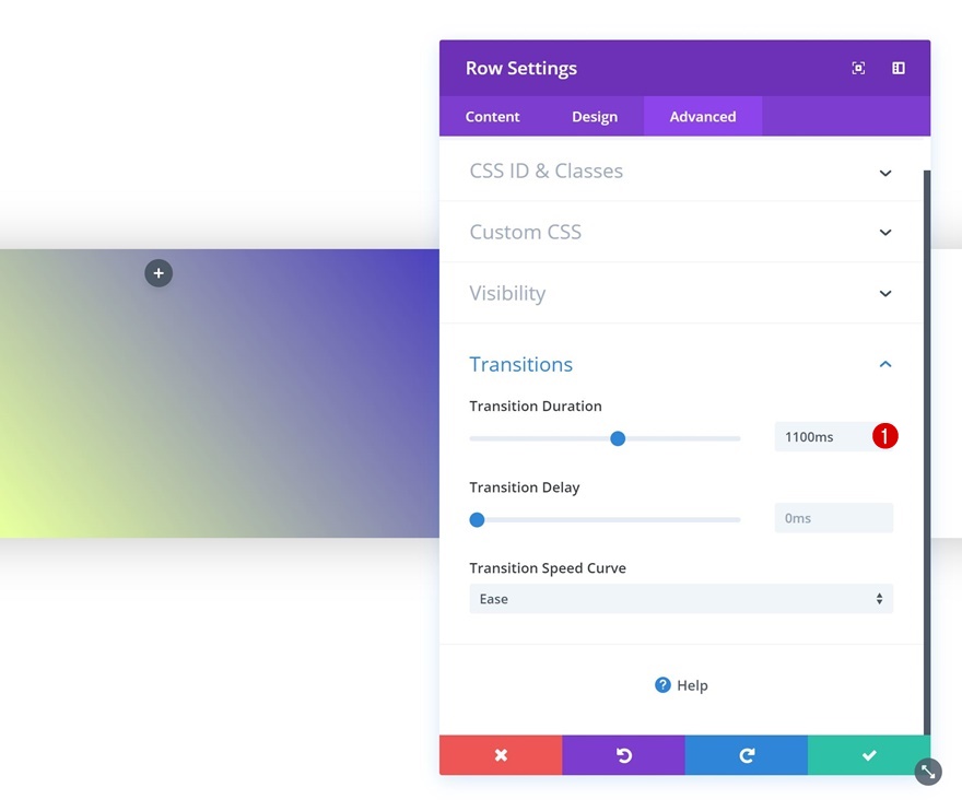 fundo gradiente ao pairar