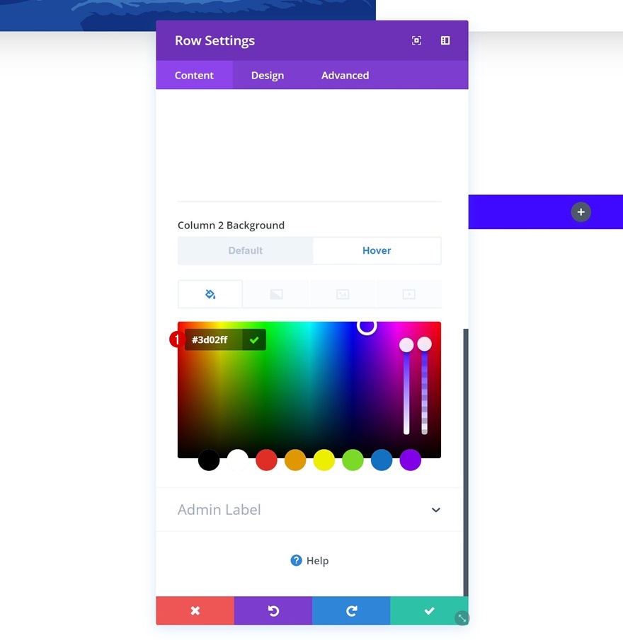 fundo gradiente ao pairar