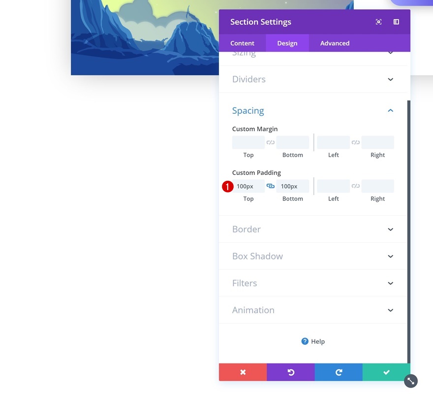 fundo gradiente ao pairar