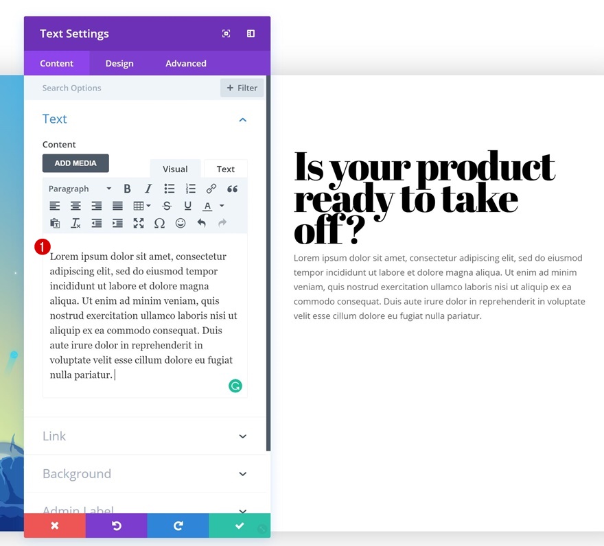 fundo gradiente ao pairar