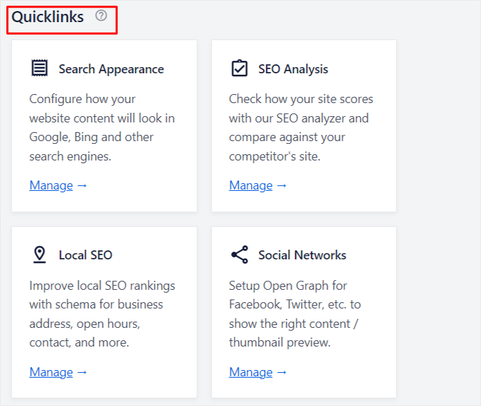 aioseo-quicklinks - IsItWP - Detektor Tema WordPress Gratis aioseo quicklinks
