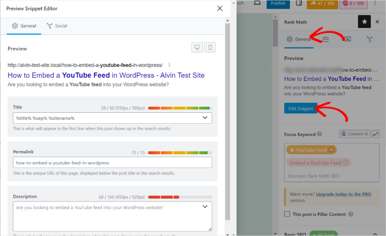 cuplikan-edit-peringkat-matematika - IsItWP - Detektor Tema WordPress Gratis rank math edit snippet