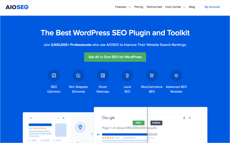 Plugin AIOSEO WordPress pro - IsItWP - Detektor Tema WordPress Gratis AIOSEO WordPress pro plugin