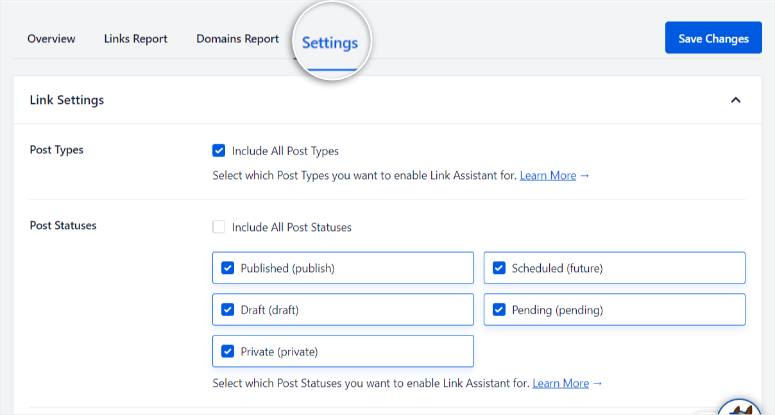 aioseo-setting-links - IsItWP - Detektor Tema WordPress Gratis aioseo setting links