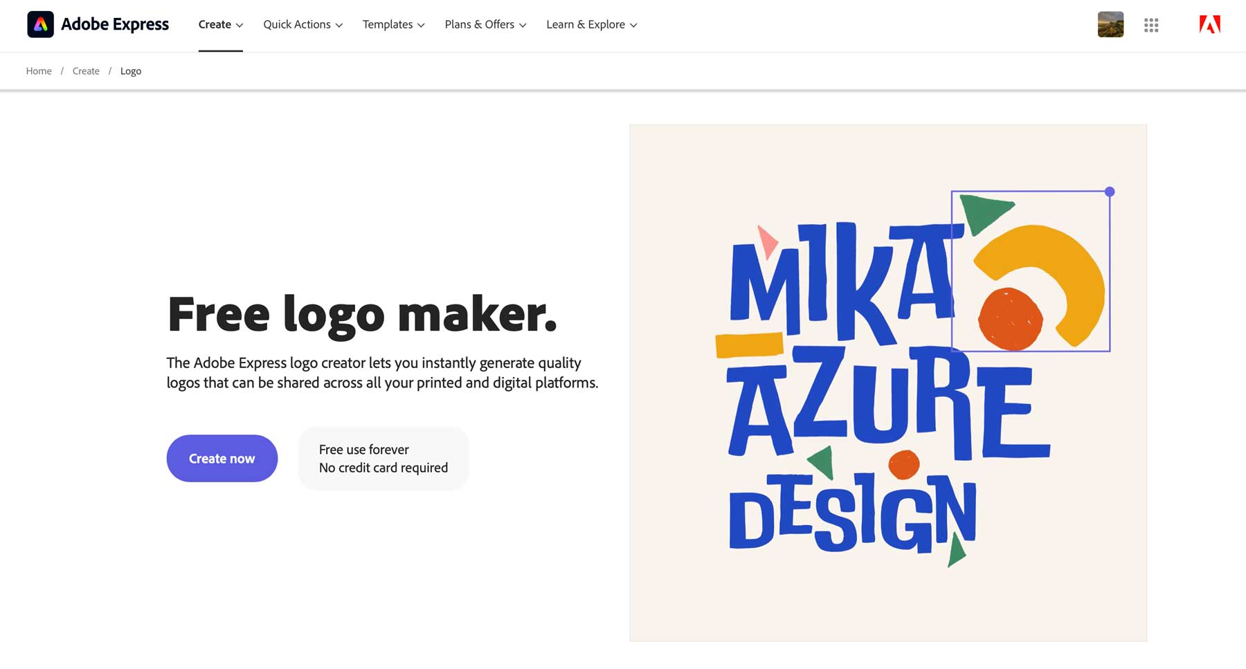 Adobe Express-Logo-Ersteller