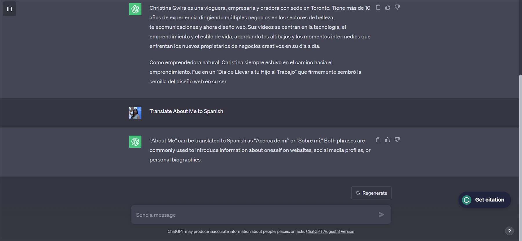 Przetłumaczony tytuł menu i tytuł strony