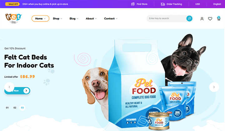 Ponad 9 najlepszych motywów WooCommerce dla sklepów zoologicznych 2023 8 petgy 24