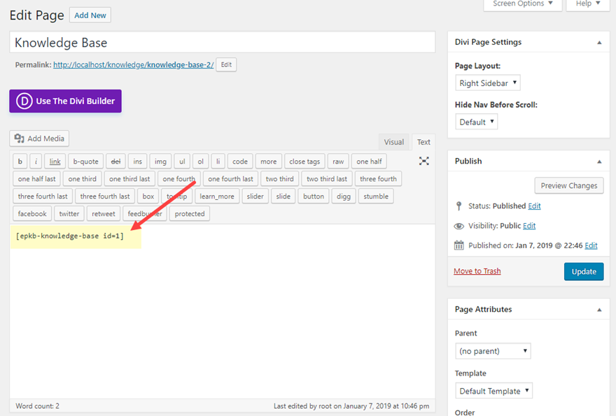 divi-Wissensdatenbank