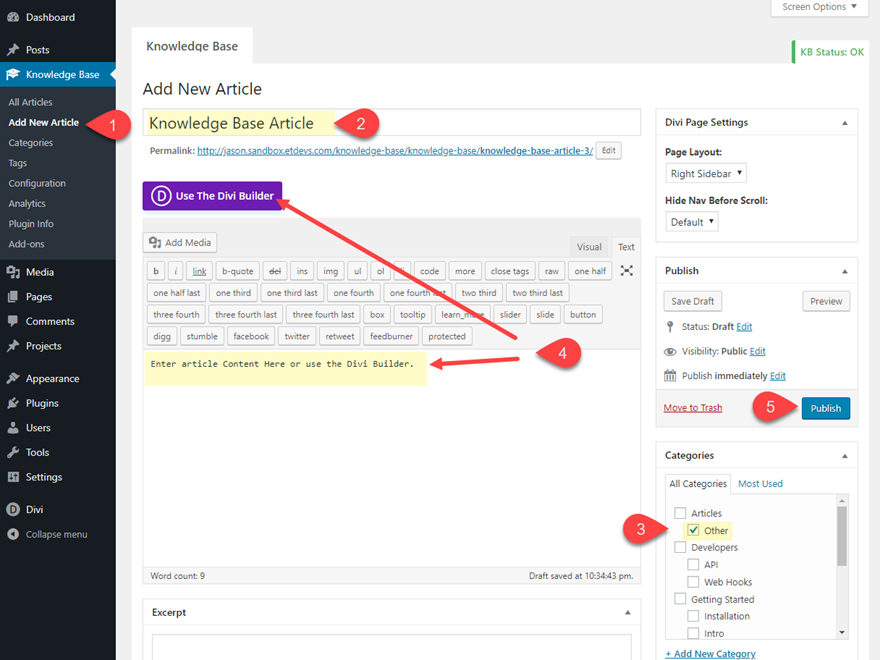 divi-Wissensdatenbank