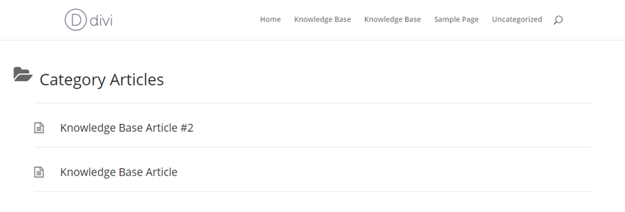 divi-Wissensdatenbank