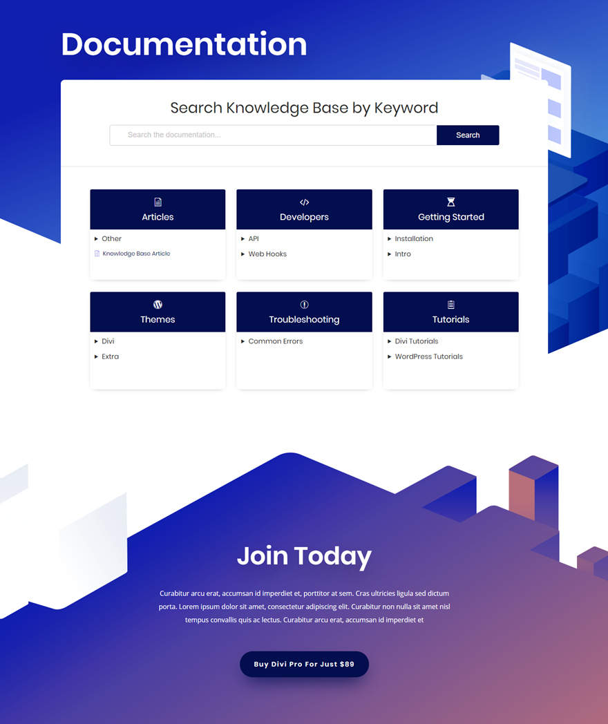 divi-Wissensdatenbank
