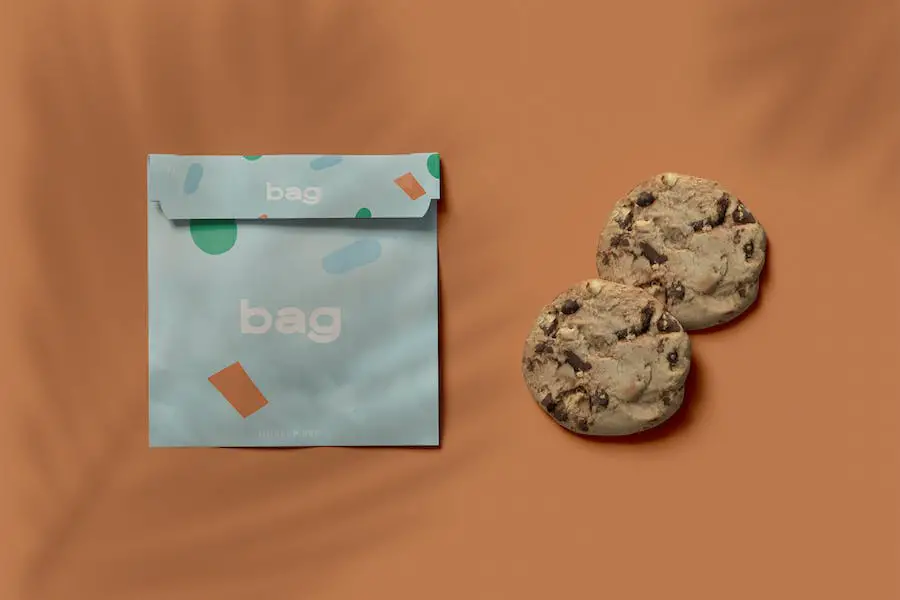 袋子和饼干样机-