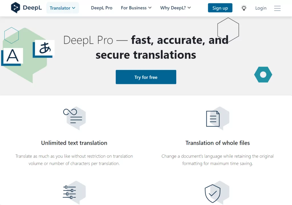 เครื่องแปลอัตโนมัติ deepl