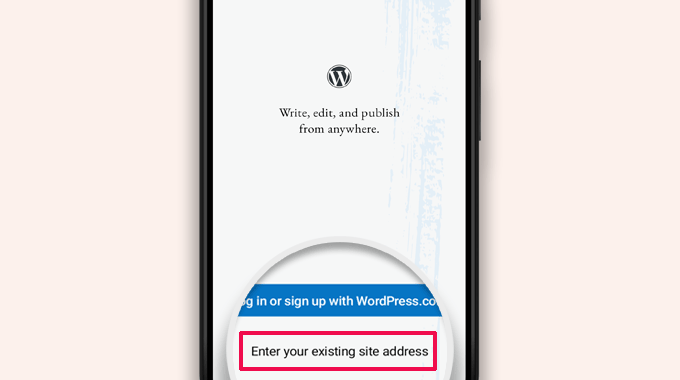 ลงชื่อเข้าใช้แอป WordPress Sign in to WordPress app