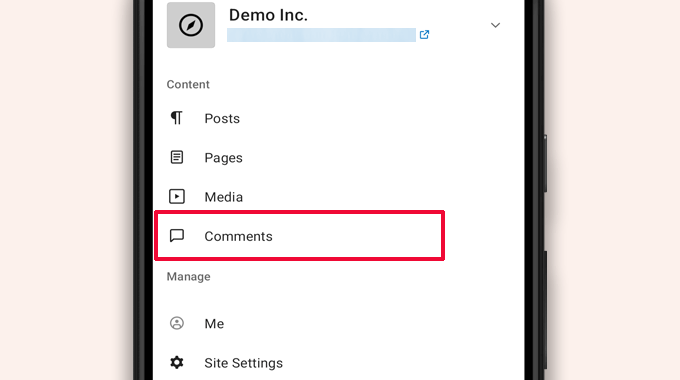 จัดการความคิดเห็น Manage comments