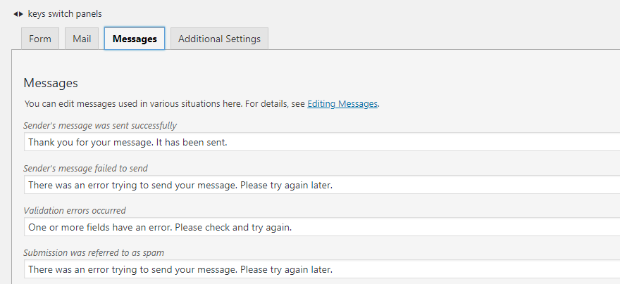 İletişim Formu 7 Uzantıları