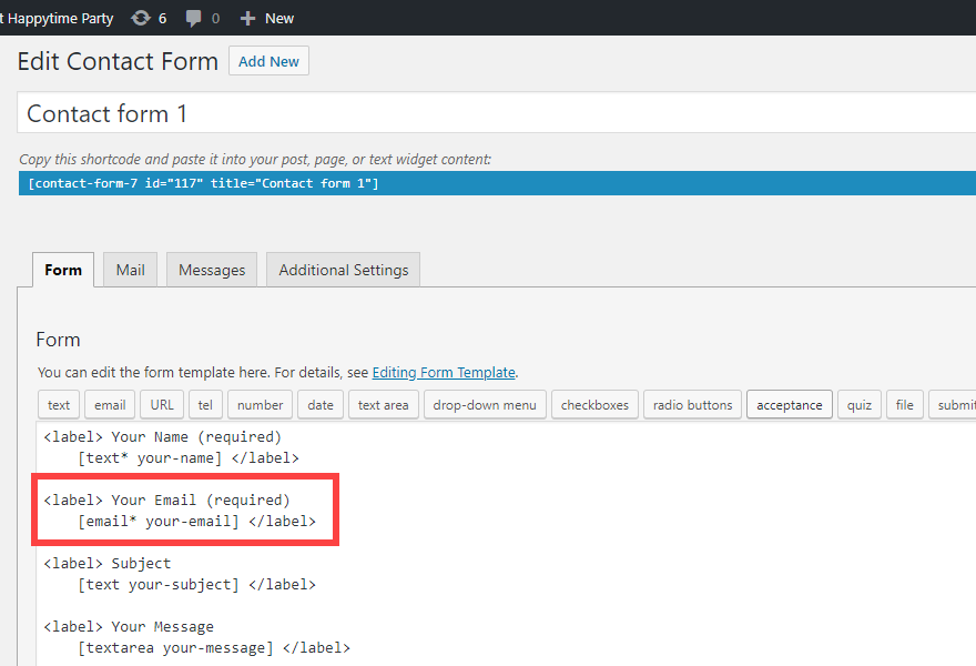 İletişim Formu 7 Uzantıları